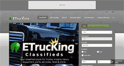 Desktop Screenshot of etrucking.com